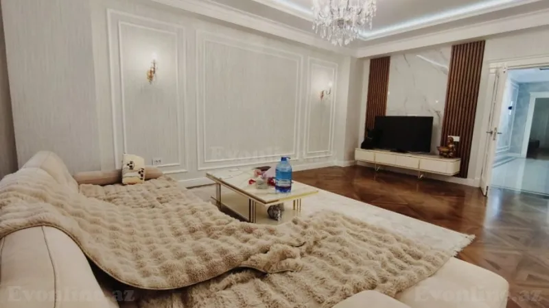 Kirayə verilir 4 otaqlı Mənzil Yeni tikili 200 m² Nəsimi r. - şəkil 14