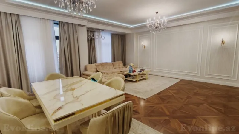 Kirayə verilir 4 otaqlı Mənzil Yeni tikili 200 m² Nəsimi r. - şəkil 19