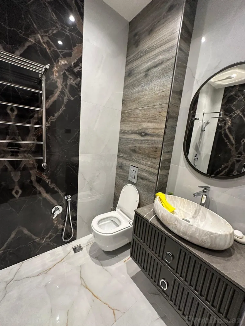 Satılır 5 otaqlı Mənzil Yeni tikili 220 m² Gənclik m. - şəkil 16