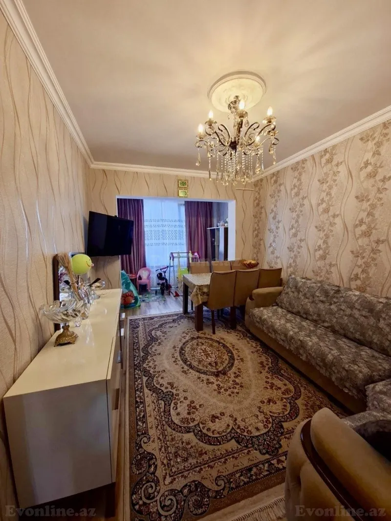 Satılır 2 otaqlı Mənzil Köhnə tikili 65 m² Yeni Yasamal - şəkil 4