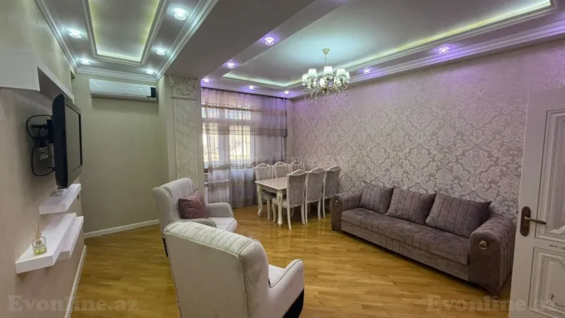 Kirayə verilir 2 otaqlı Mənzil Yeni tikili 85 m² Xətai m. - şəkil 2