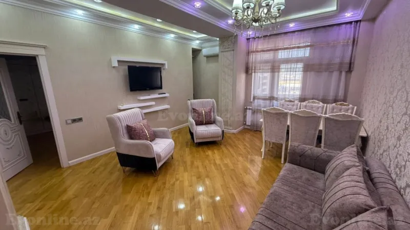 Kirayə verilir 2 otaqlı Mənzil Yeni tikili 85 m² Xətai m. - şəkil 3