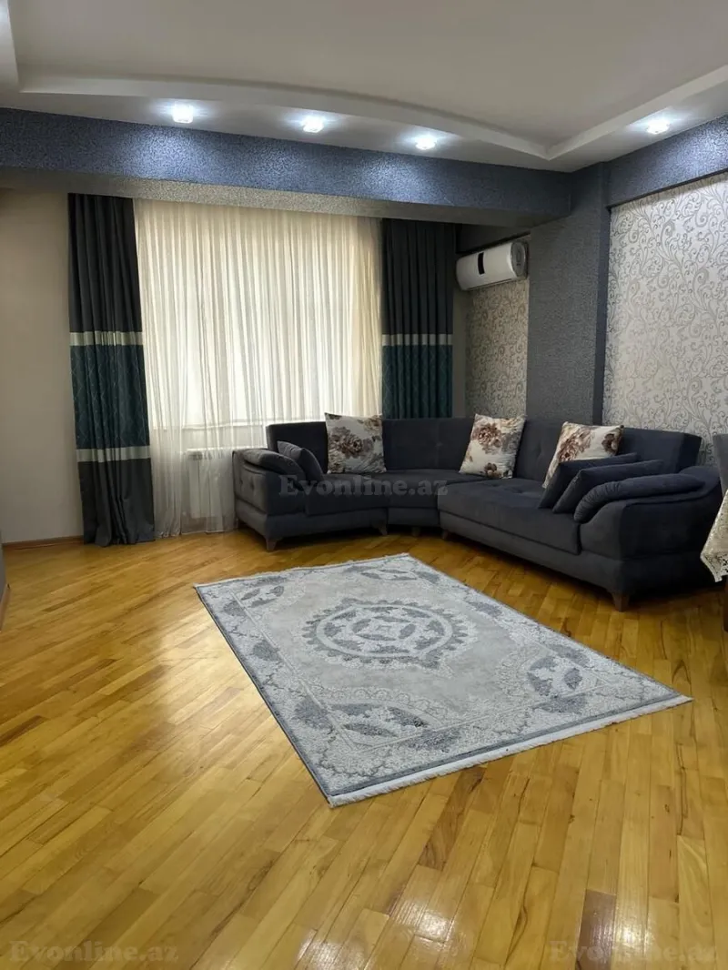 Kirayə verilir 2 otaqlı Mənzil Yeni tikili 80 m² Qara Qarayev m. - şəkil 2
