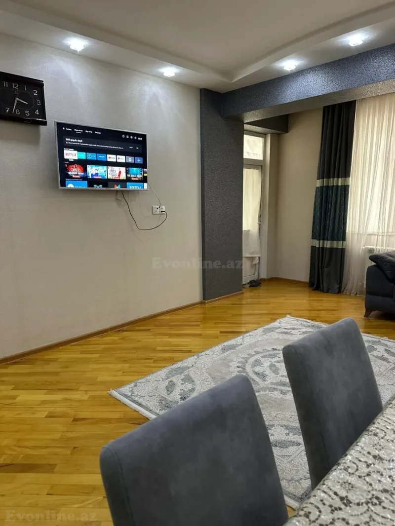 Kirayə verilir 2 otaqlı Mənzil Yeni tikili 74 m² Qara Qarayev m.