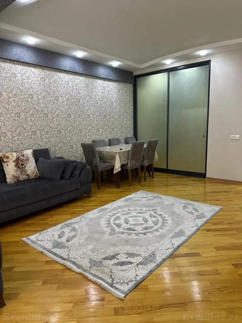 Kirayə verilir 2 otaqlı Mənzil Yeni tikili 74 m² Qara Qarayev m. - şəkil 2