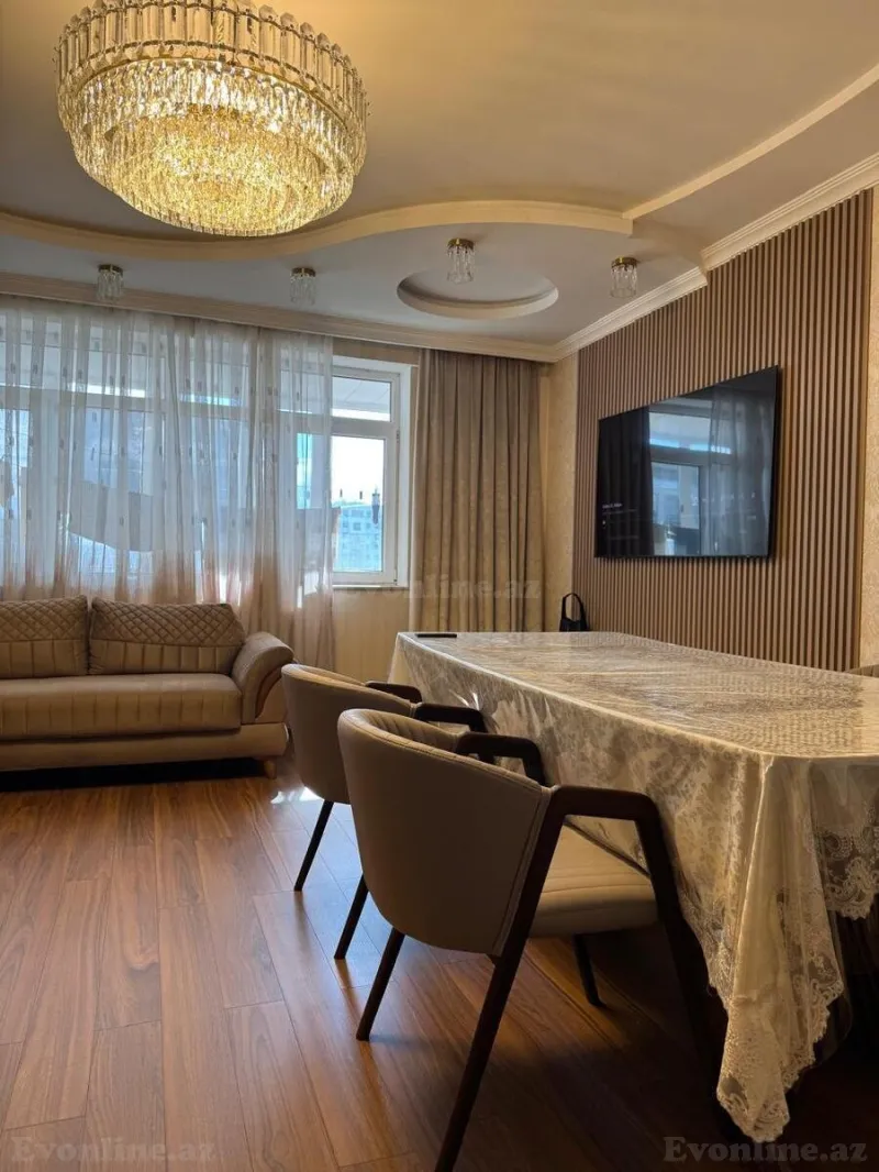 Satılır 4 otaqlı Mənzil Yeni tikili 150 m² Nəsimi m. - şəkil 2