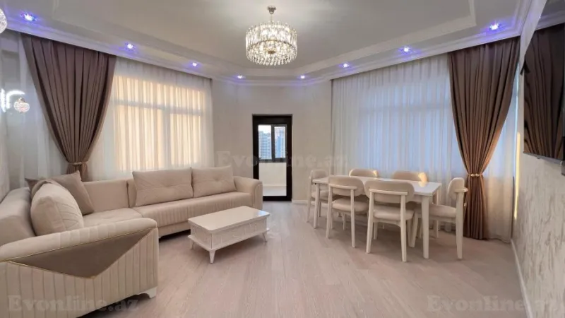 3 otaqlı Mənzil 100 m² Xətai m. Kirayə verilir