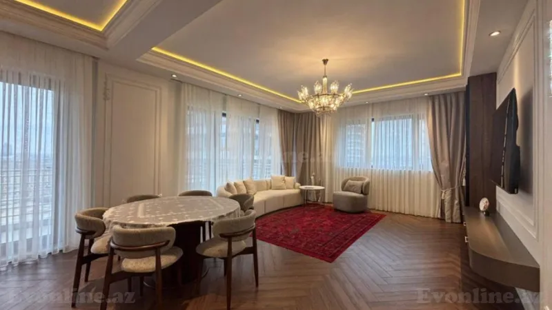 Kirayə verilir 3 otaqlı Mənzil Yeni tikili 157 m² Xətai r. - şəkil 3