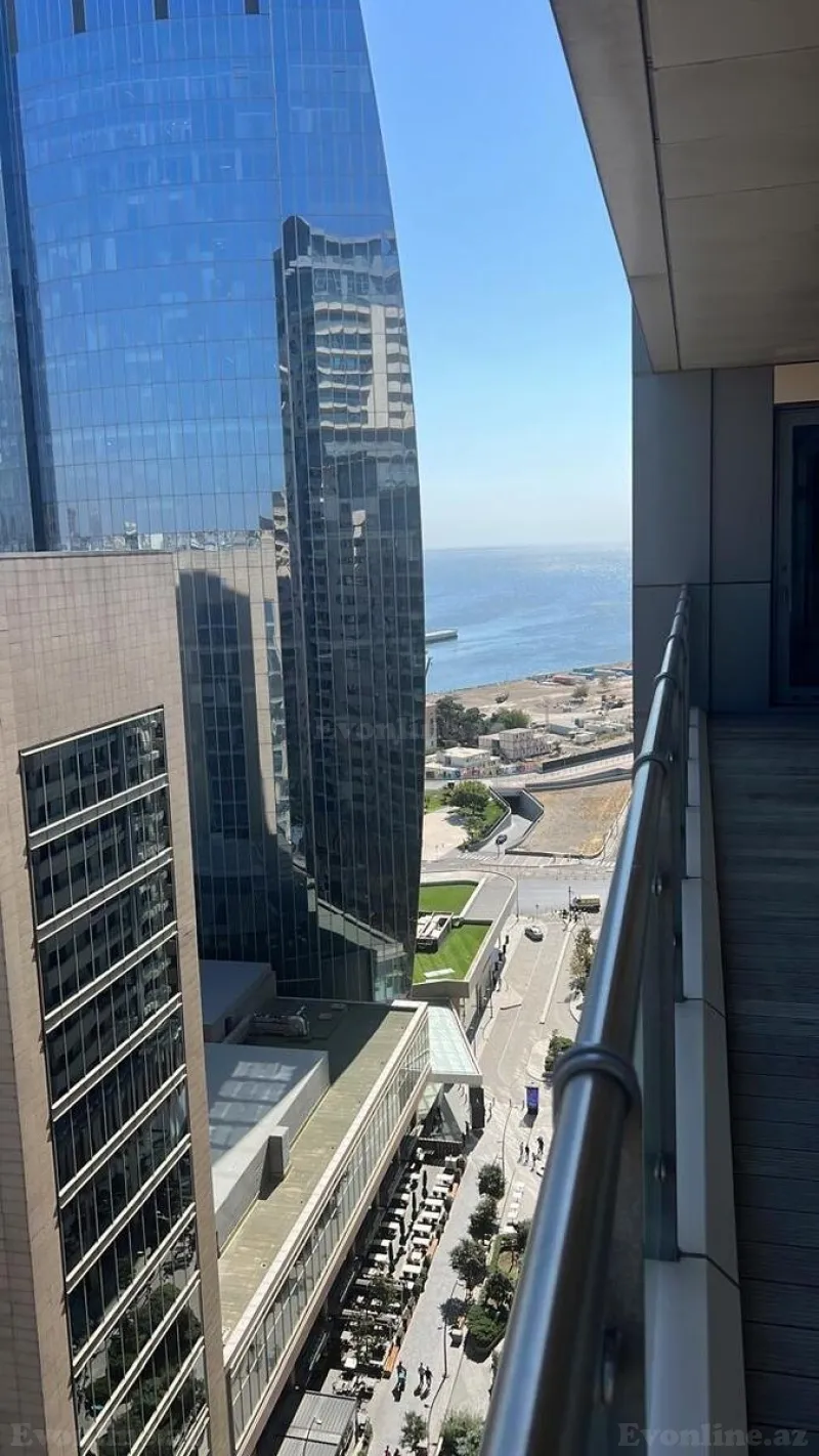 Kirayə verilir 6 otaqlı Mənzil Yeni tikili 400 m² Səbail r. - şəkil 3