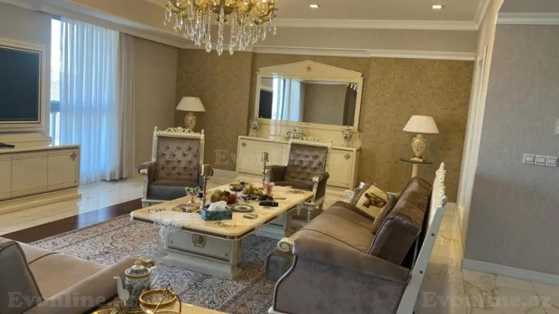 Kirayə verilir 6 otaqlı Mənzil Yeni tikili 400 m² Səbail r. - şəkil 9