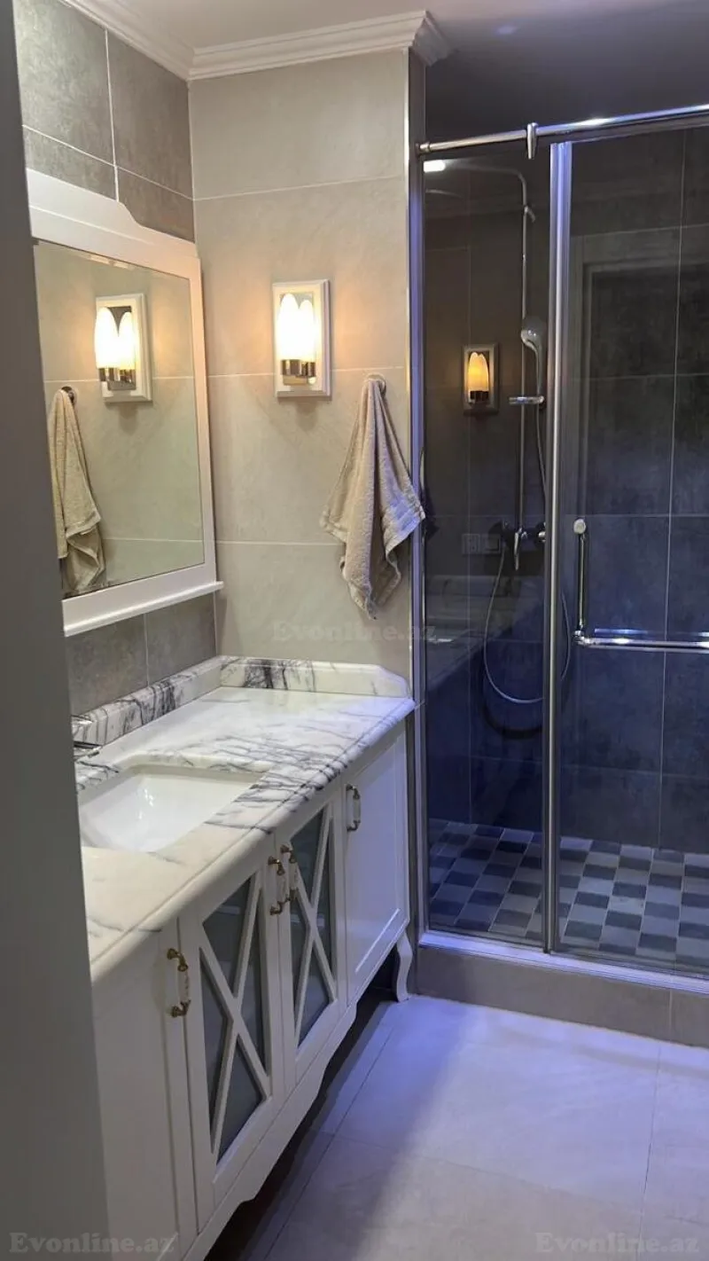 Kirayə verilir 6 otaqlı Mənzil Yeni tikili 400 m² Səbail r. - şəkil 27