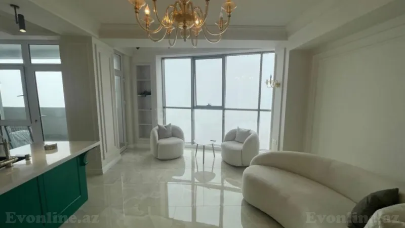 Kirayə verilir 2 otaqlı Mənzil Yeni tikili 80 m² Xətai r. - şəkil 3