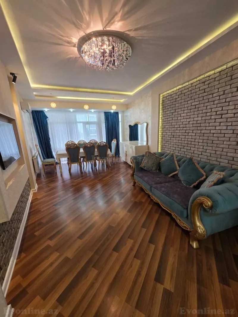 Kirayə verilir 3 otaqlı Mənzil Yeni tikili 100 m² Nizami m. - şəkil 2