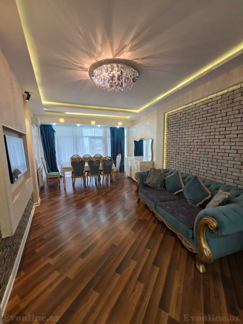 Kirayə verilir 3 otaqlı Mənzil Yeni tikili 100 m² Nizami m. - şəkil 5