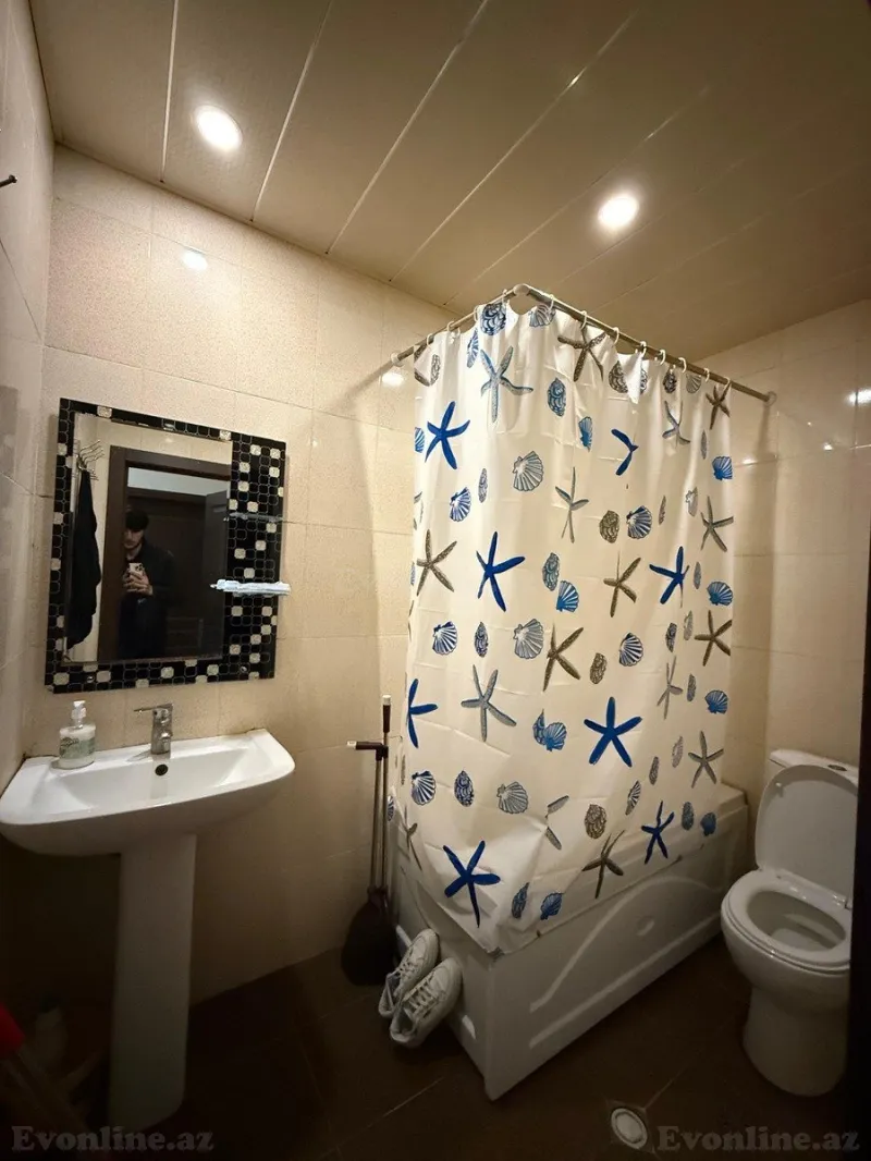 Kirayə verilir 1 otaqlı Mənzil Yeni tikili 55 m² Yasamal - şəkil 3