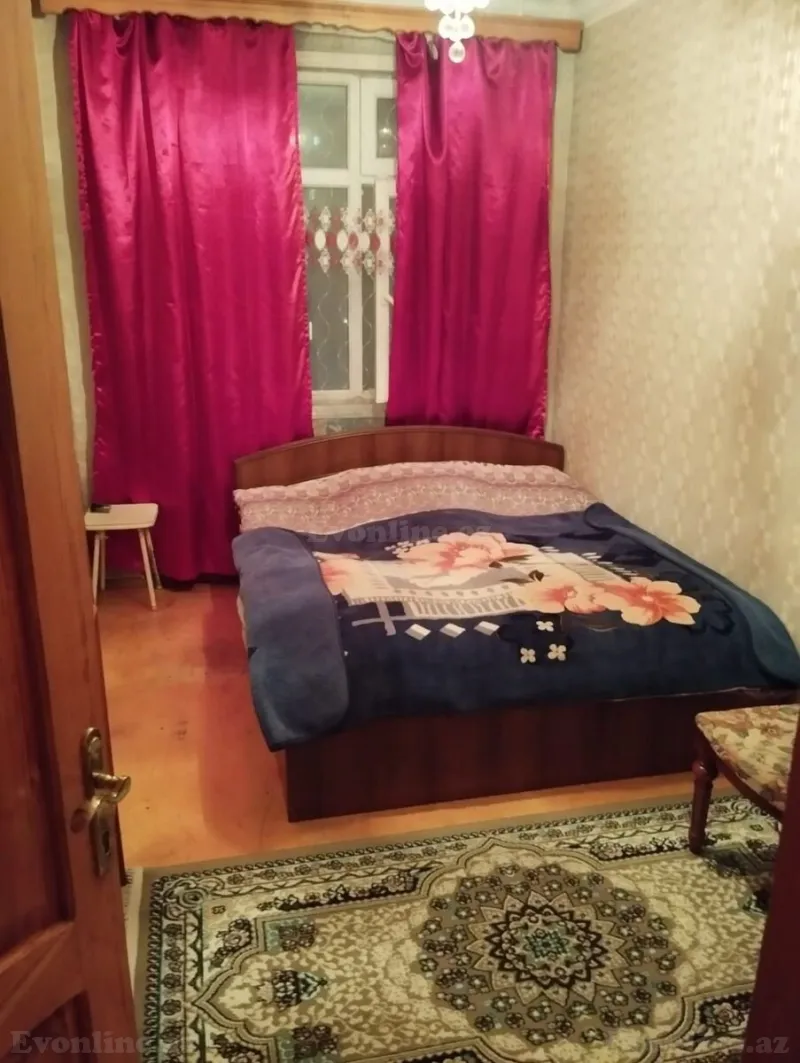 Kirayə verilir 2 otaqlı Mənzil Köhnə tikili 42 m² 4-cü mikrorayon - şəkil 2