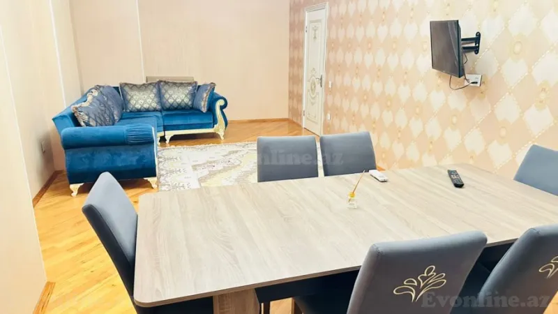 Kirayə verilir 2 otaqlı Mənzil Yeni tikili 90 m² Qara Qarayev m. - şəkil 2