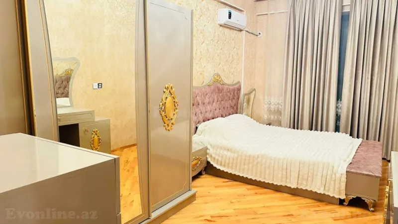 Kirayə verilir 2 otaqlı Mənzil Yeni tikili 90 m² Qara Qarayev m. - şəkil 3