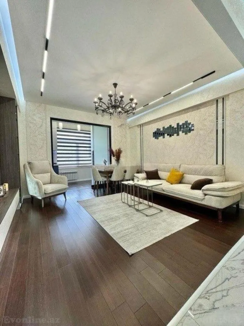 Kirayə verilir 3 otaqlı Mənzil Yeni tikili 145 m² Nəsimi r. - şəkil 2