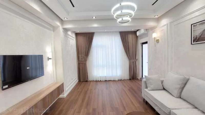 Kirayə verilir 3 otaqlı Mənzil Yeni tikili 120 m² Nərimanov r. - şəkil 3