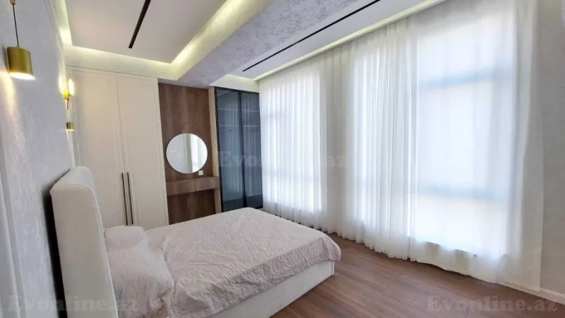 Kirayə verilir 3 otaqlı Mənzil Yeni tikili 120 m² Nərimanov r. - şəkil 10