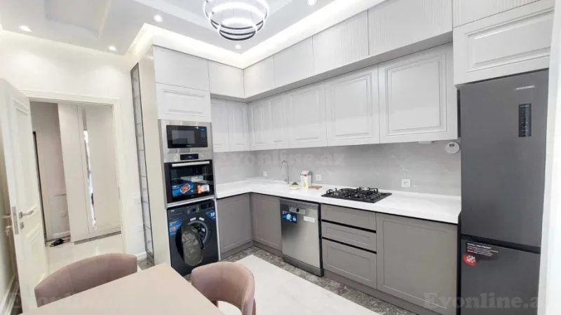 Kirayə verilir 3 otaqlı Mənzil Yeni tikili 120 m² Nərimanov r. - şəkil 20