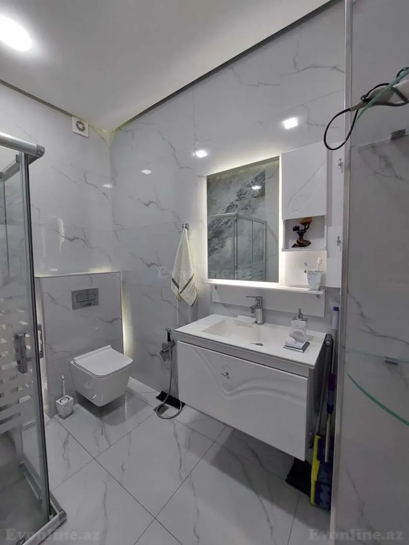 Kirayə verilir 3 otaqlı Mənzil Yeni tikili 120 m² Nərimanov r. - şəkil 23