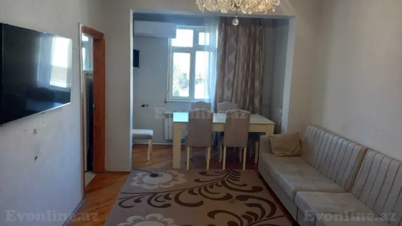 Kirayə verilir 2 otaqlı Mənzil Köhnə tikili 65 m² 9-cu mikrorayon - şəkil 3