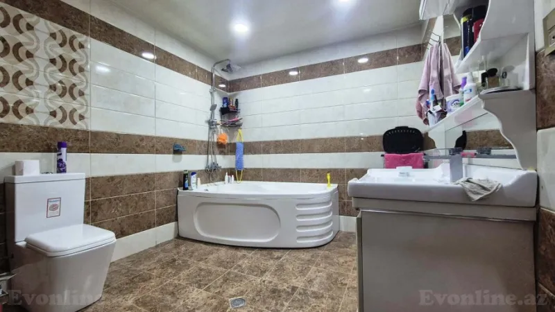 Satılır 4 otaqlı Mənzil Yeni tikili 200 m² Sabunçu r. - şəkil 19