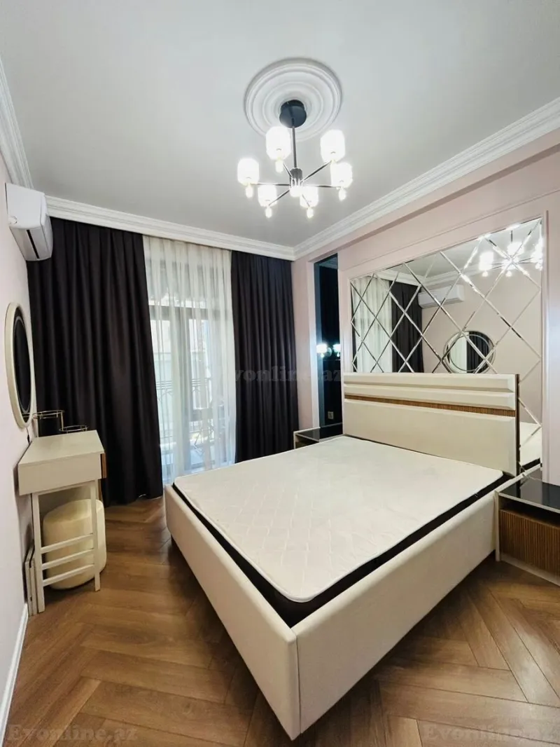 Kirayə verilir 2 otaqlı Mənzil Yeni tikili 58 m² Nəsimi r. - şəkil 3