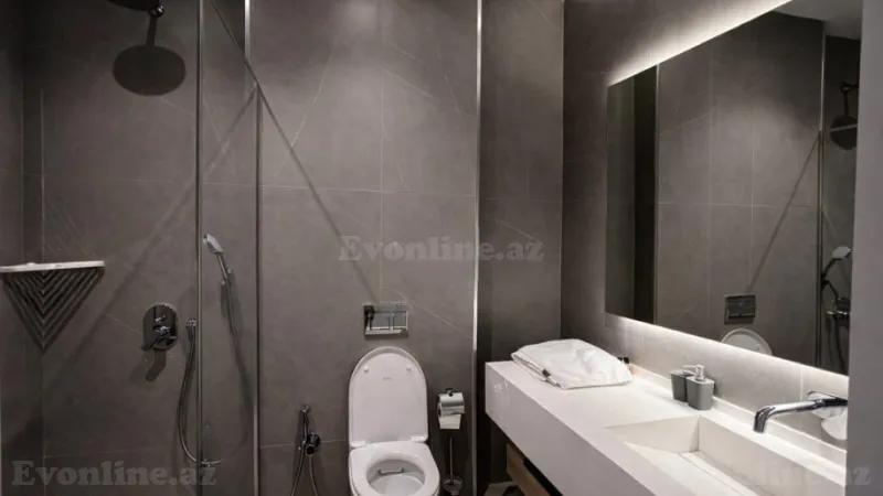 Kirayə verilir 3 otaqlı Mənzil Yeni tikili 135 m² Sabunçu r. - şəkil 9