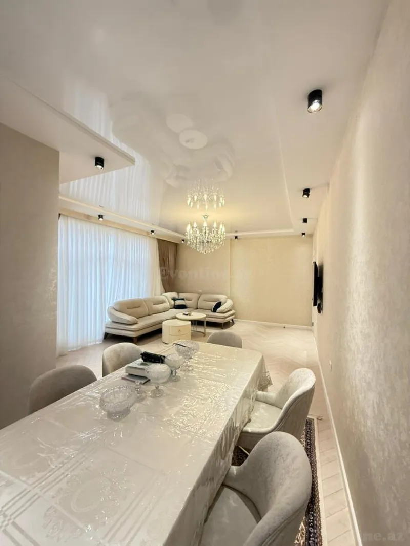 Satılır 3 otaqlı Mənzil Yeni tikili 130 m² Memar Əcəmi m. - şəkil 4