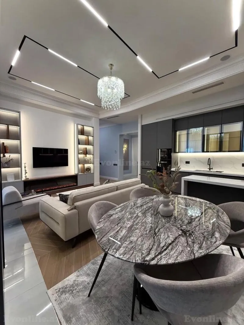 Kirayə verilir 2 otaqlı Mənzil Yeni tikili 77 m² Nizami m. - şəkil 2