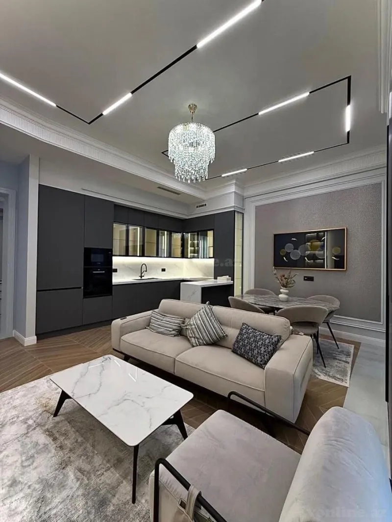 Kirayə verilir 2 otaqlı Mənzil Yeni tikili 77 m² Nizami m. - şəkil 3