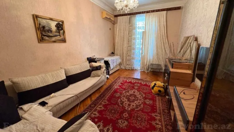 Satılır 3 otaqlı Mənzil Köhnə tikili 90 m² Xətai r. - şəkil 2