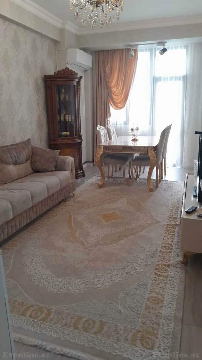 Kirayə verilir 2 otaqlı Mənzil Yeni tikili 65 m² Əhmədli m. - şəkil 2