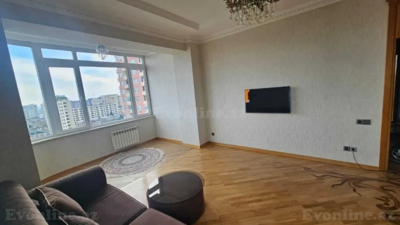 Kirayə verilir 3 otaqlı Mənzil Yeni tikili 130 m² Nərimanov r. - şəkil 2