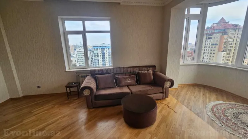 Kirayə verilir 3 otaqlı Mənzil Yeni tikili 130 m² Nərimanov r. - şəkil 5