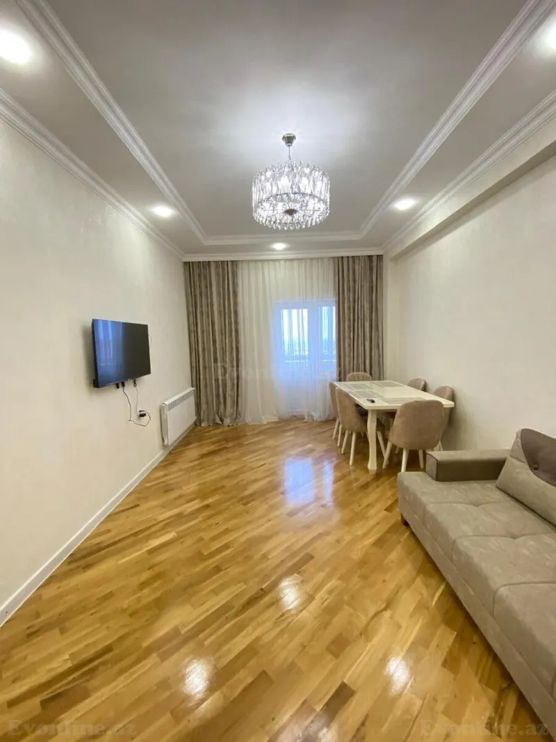 2 otaqlı Mənzil 65 m² 8-ci mikrorayon Kirayə verilir