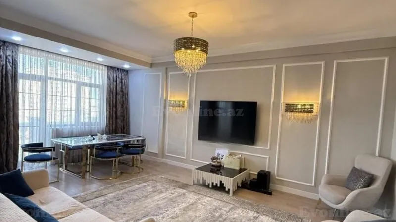 Satılır 3 otaqlı Mənzil Yeni tikili 141 m² Elmlər Akademiyası m. - şəkil 2