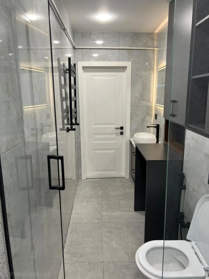 Kirayə verilir 2 otaqlı Mənzil Yeni tikili 77.7 m² Nəsimi r. - şəkil 15