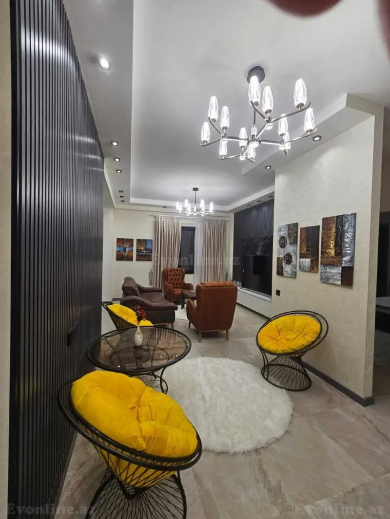 Kirayə verilir 3 otaqlı Mənzil Yeni tikili 100 m² Xətai r. - şəkil 2