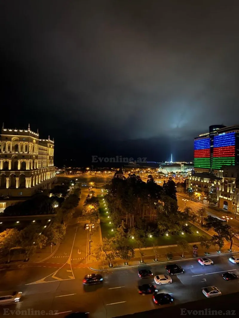 Kirayə verilir 4 otaqlı Mənzil Yeni tikili 150 m² Nəsimi m. - şəkil 3