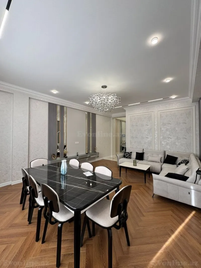 Satılır 3 otaqlı Mənzil Yeni tikili 130 m² Bakmil m. - şəkil 3