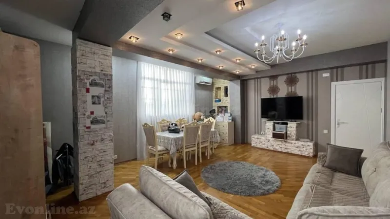 Satılır 3 otaqlı Mənzil Yeni tikili 110 m² Xətai r. - şəkil 2