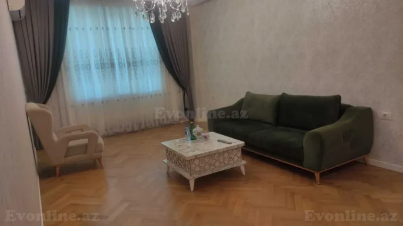 Kirayə verilir 3 otaqlı Mənzil Yeni tikili 137 m² Nəsimi r. - şəkil 5