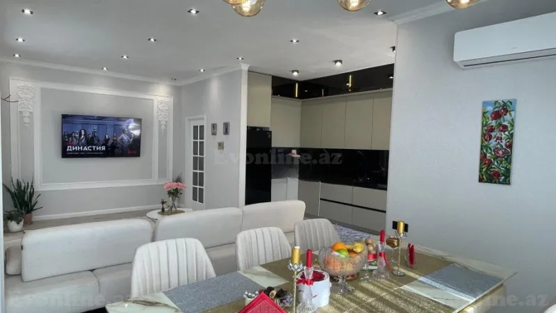 Satılır 3 otaqlı Mənzil Yeni tikili 112 m² Nərimanov r. - şəkil 4