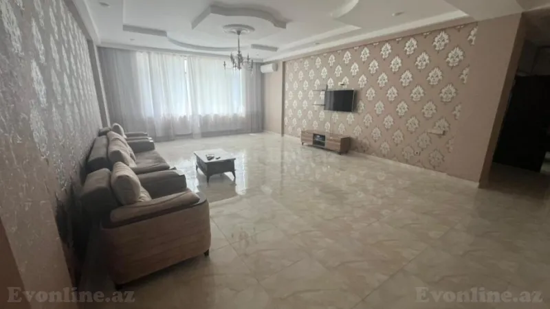 Kirayə verilir 3 otaqlı Mənzil Yeni tikili 170 m² Koroğlu m. - şəkil 2