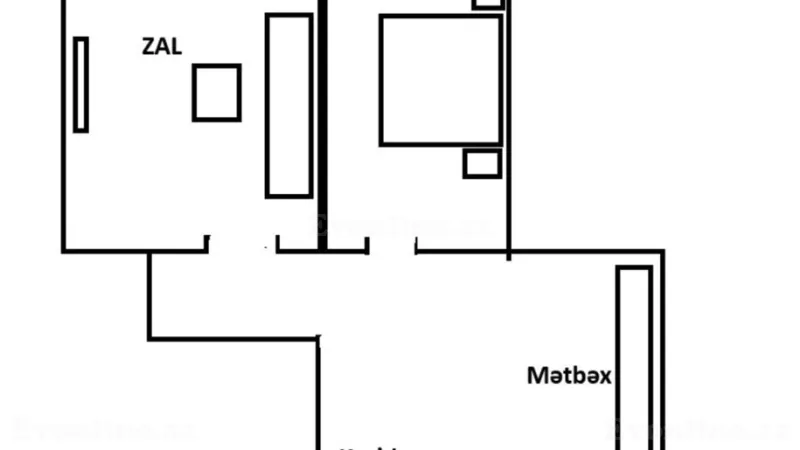 Satılır 1 otaqlı Mənzil Yeni tikili 85 m² Nəriman Nərimanov m. - şəkil 2