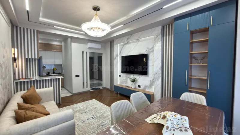 Kirayə verilir 3 otaqlı Mənzil Yeni tikili 100 m² Xətai r. - şəkil 2